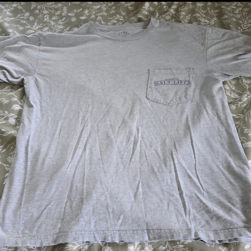 Salt Life Gray Men's T-Shirt